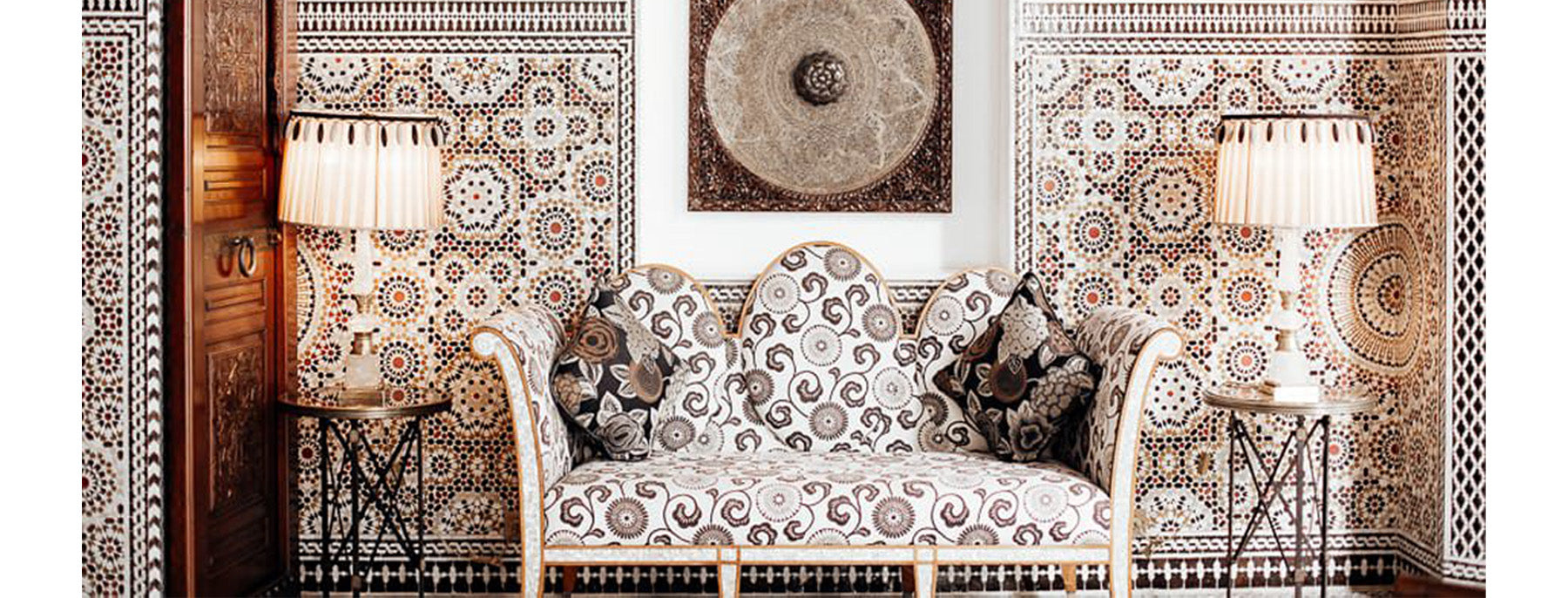 Mosaicos de salón marroquíes