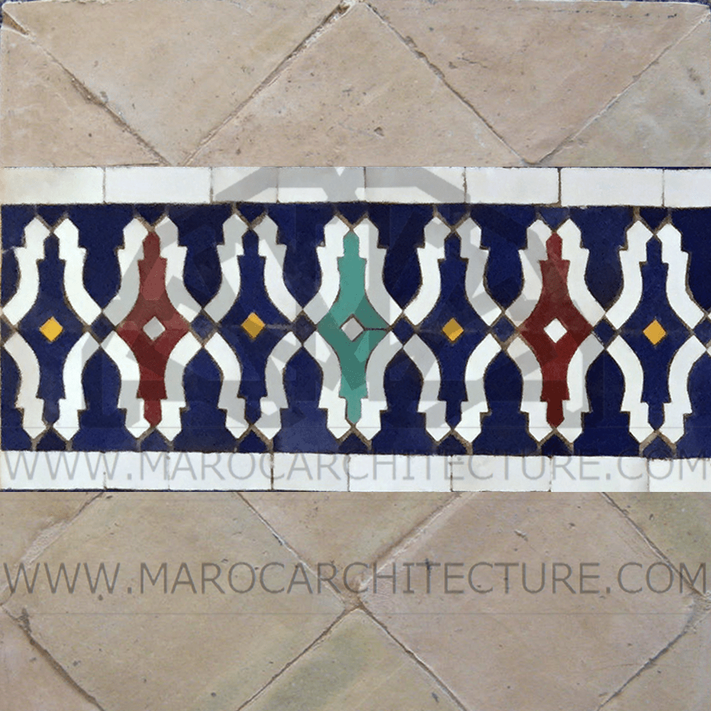 Bordes de mosaico Moroccan tile collection