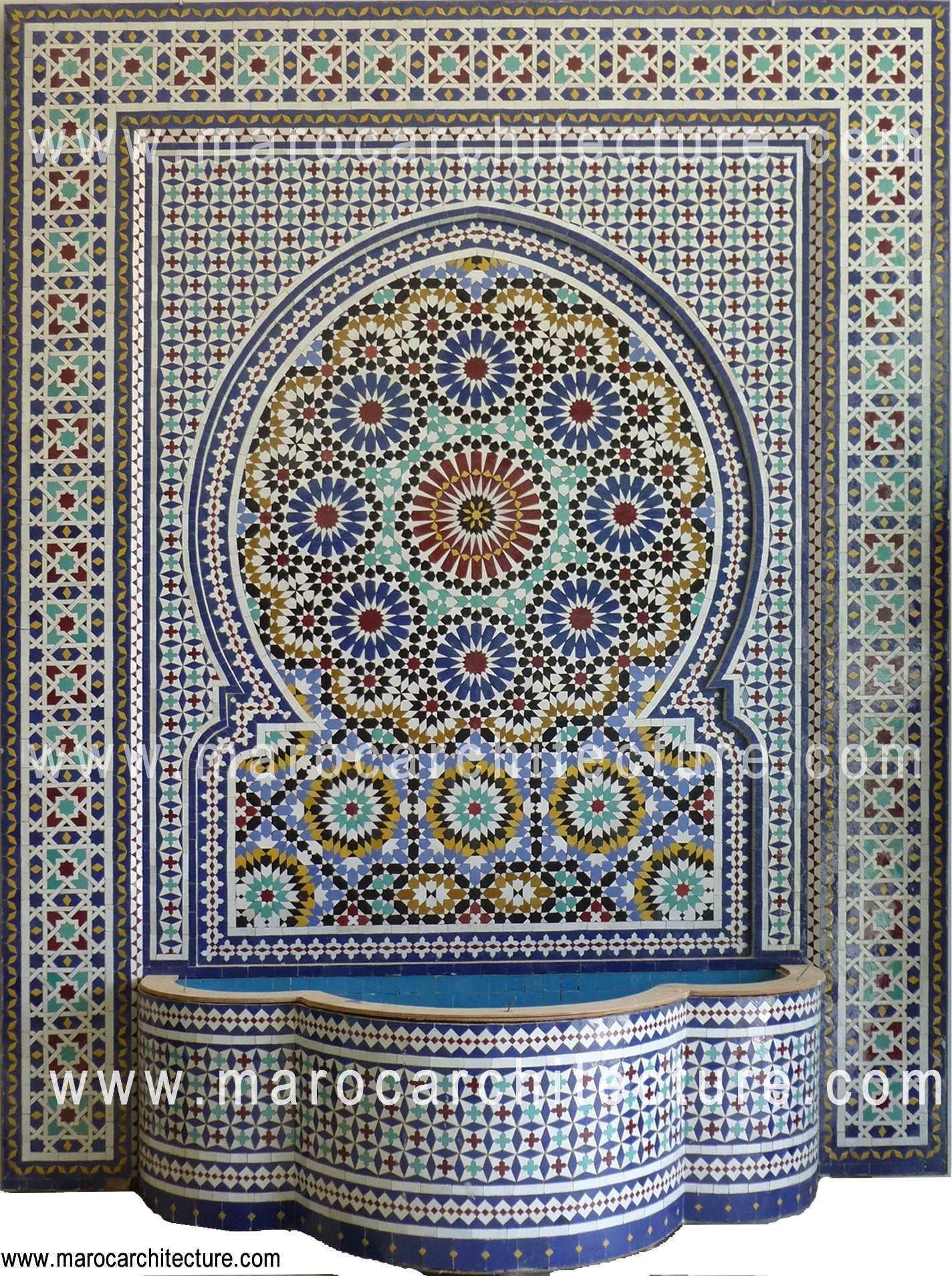 Fuentes de mosaico