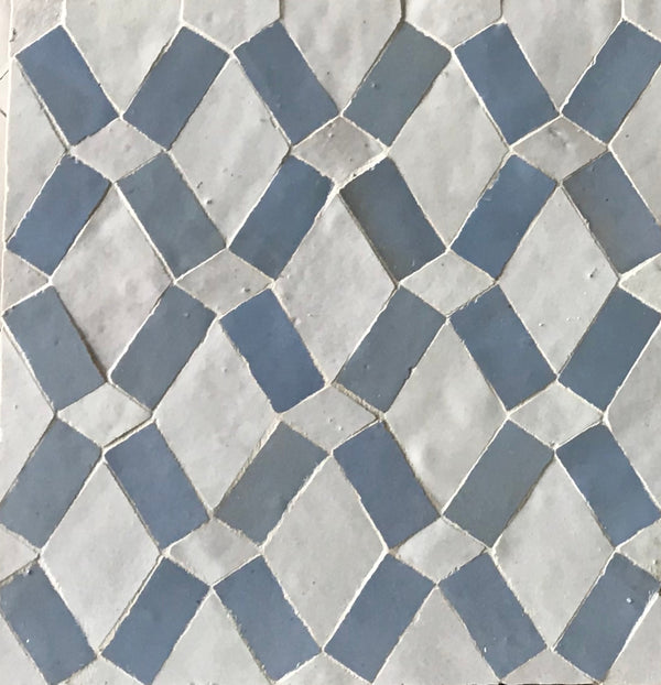 Chayer Lounge Azulejo de mosaico marroquí esmaltado hecho a mano