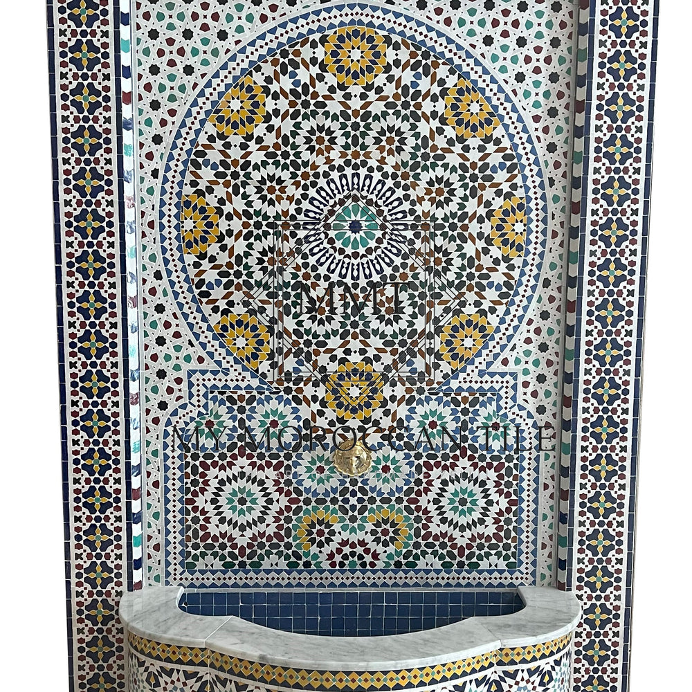 Mosaic wall fountain 2412 - My Moroccan Tile