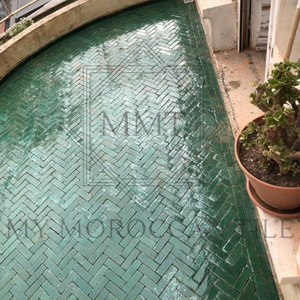 Adoquines de terracota marroquíes Bijmat 2 x 6