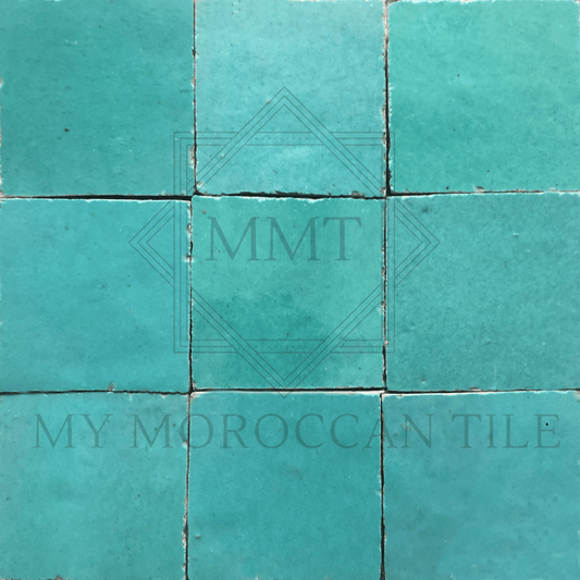 4" × 4" Moroccan Zellij Tile - My Moroccan Tile