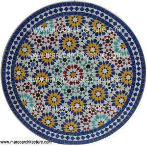 Tablero de mosaico marroquí Fez 8182
