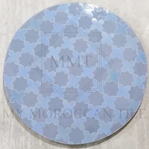 Mesa de mosaico marroquí hecha a mano 2106-09