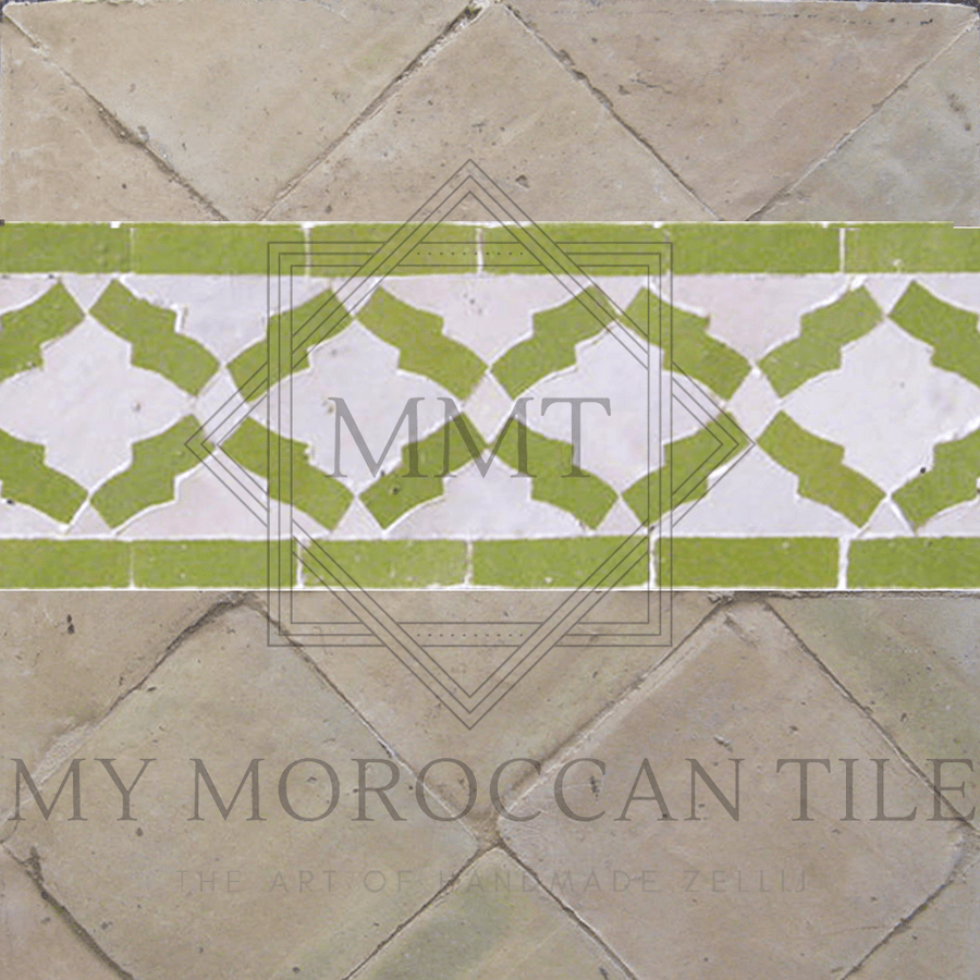 Arabesque Mosaic Border - My Moroccan Tile