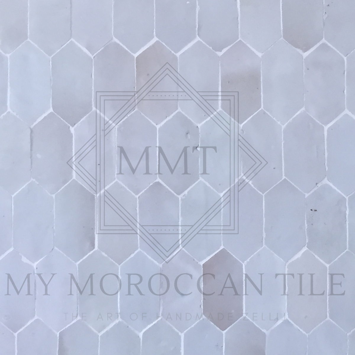 Azulejo de mosaico de piquetes hexagonales