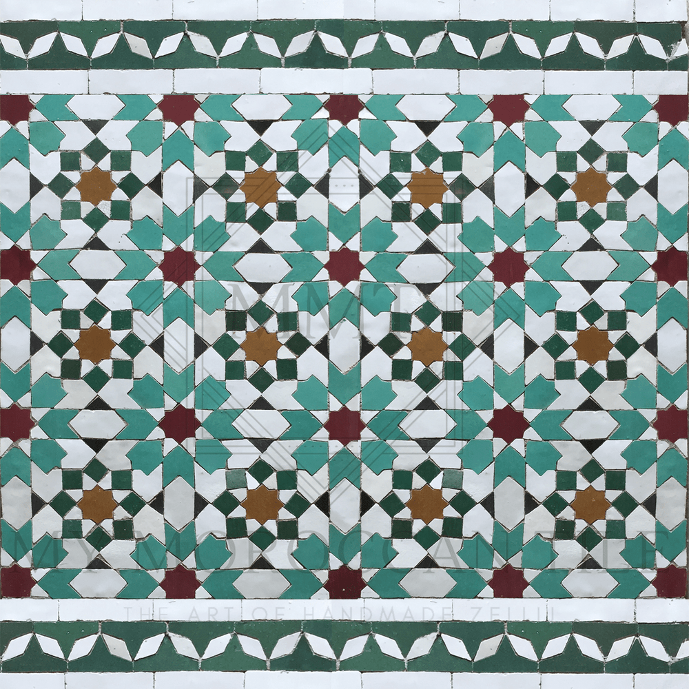 
                  
                    Fez Medina Mosaic Tile - 1882A - My Moroccan Tile
                  
                
