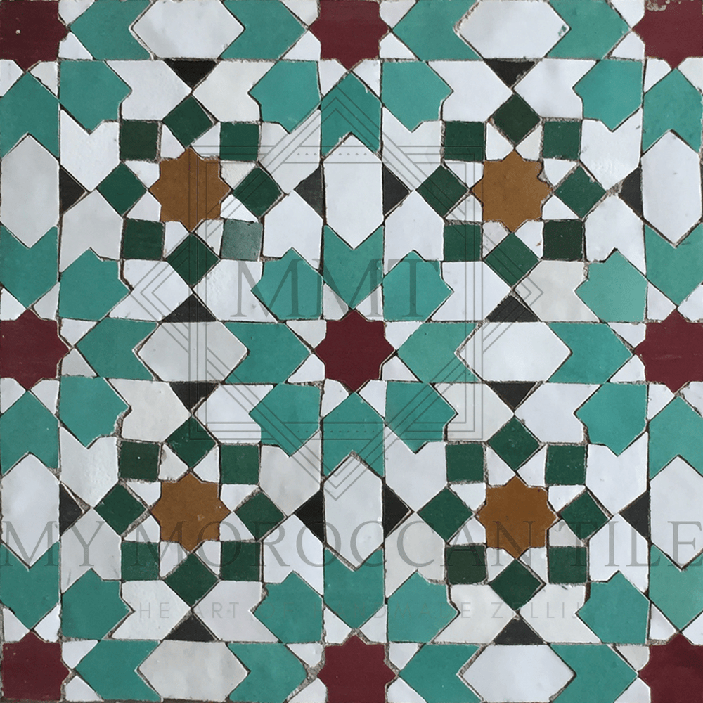 
                  
                    Fez Medina Mosaic Tile - 1882A - My Moroccan Tile
                  
                