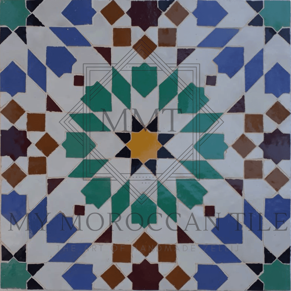 
                  
                    Fez Medina Mosaic Tile - 1882C - My Moroccan Tile
                  
                