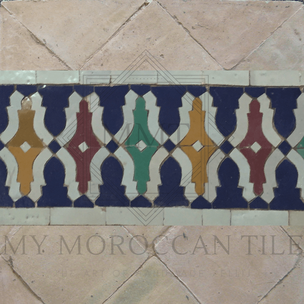 Goose With Lace Mosaic Border - My Moroccan Tile