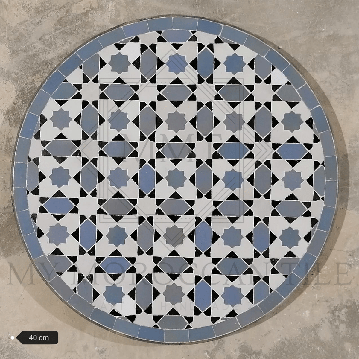 Handmade Moroccan Mosaic Table 2104 - 04 - My Moroccan Tile