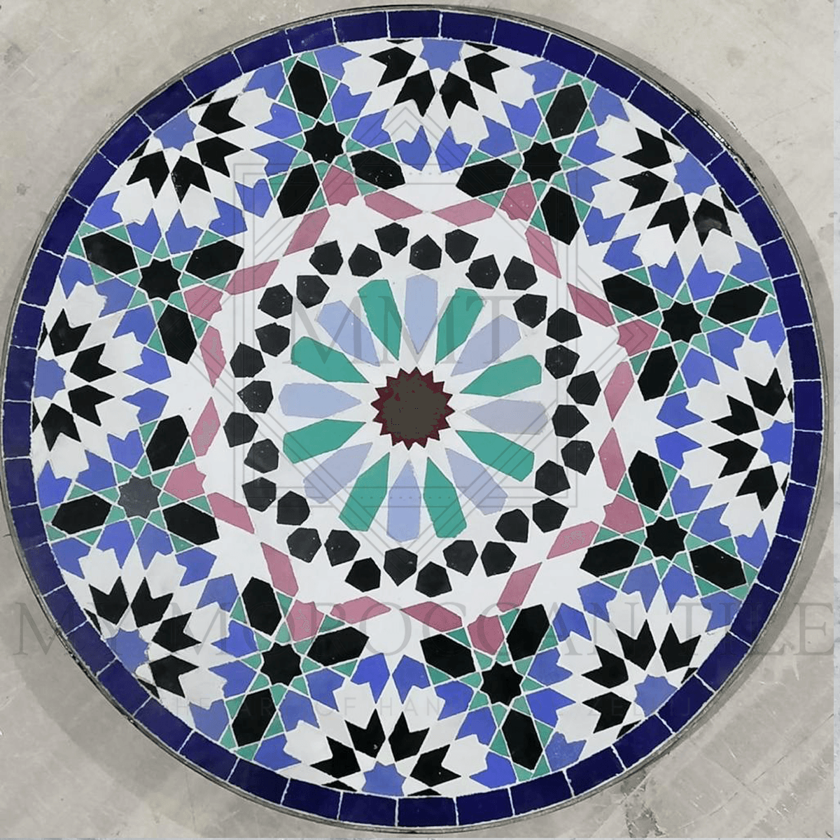 Handmade Moroccan Mosaic Table 2116 - 05 - My Moroccan Tile