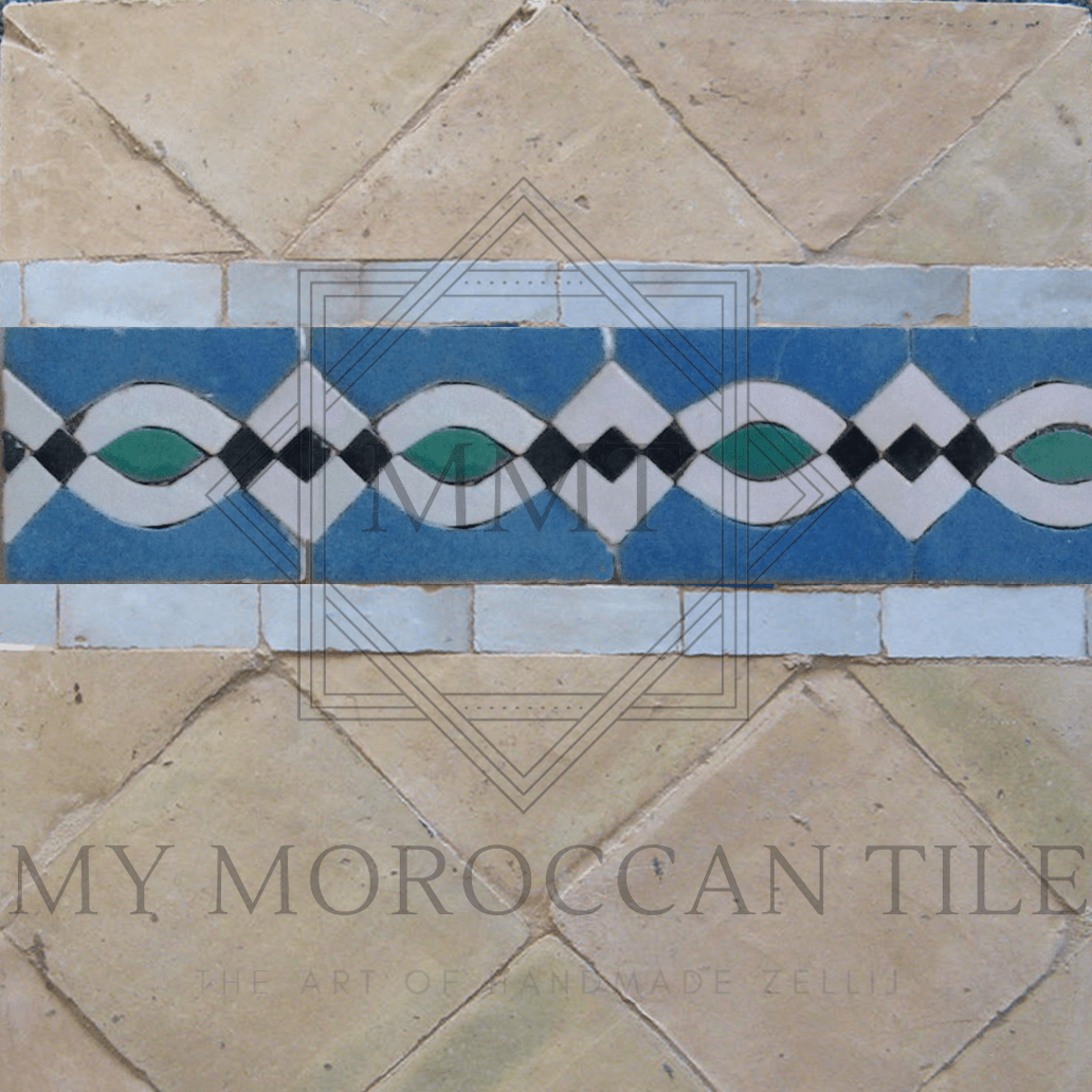 Zitoun Mosaic Border - My Moroccan Tile